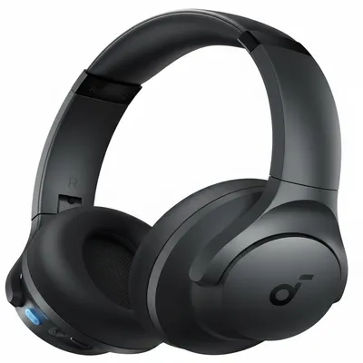 مكبر صوت Anker Soundcore Q11i Bluetooth موديل A3005HA1، مكبر صوت محمول أسود صغير يوفر صوتاً واضحاً.