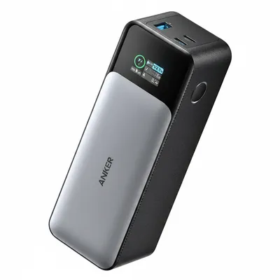 بنك الطاقة Anker 737 (A1289011) بسعة 24,000 mAh وإخراج 140W، مثالي للشحن السريع لأجهزة اللابتوب والأجهزة المتعددة.