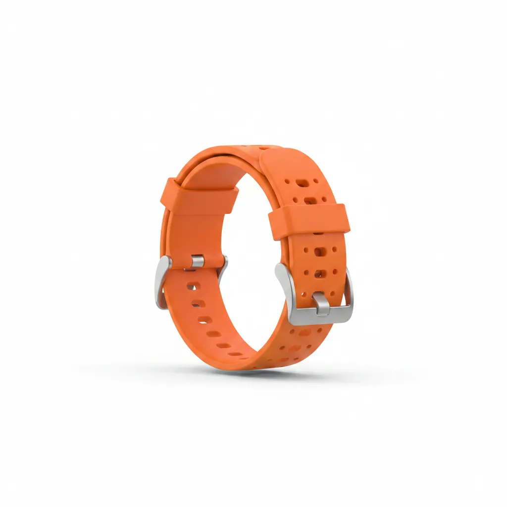 حزام Moxedo فلو-Fit Silicone باللون البرتقالي (MX-FF018)، متوافق مع WHOOP 5.0، متين ومقاوم للماء.