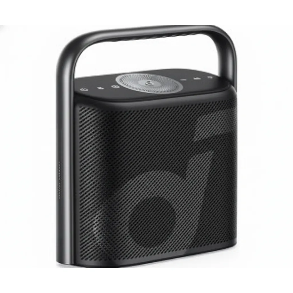 مكبر صوت Anker Soundcore Motion X500 محمول Bluetooth موديل A3131011 باللون الأسود، يتميز بالصوت المكاني.