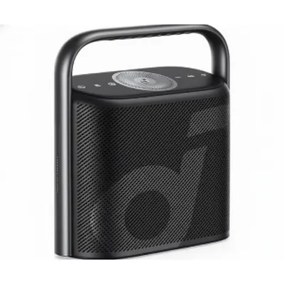 مكبر صوت Anker Soundcore Motion X500 محمول Bluetooth موديل A3131011 باللون الأسود، يتميز بالصوت المكاني.
