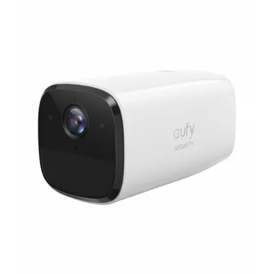 كاميرا Anker Eufy Cam Solo 2K T8131321 باللون الأبيض، كاميرا أمان لاسلكية مستقلة لمراقبة المنزل.