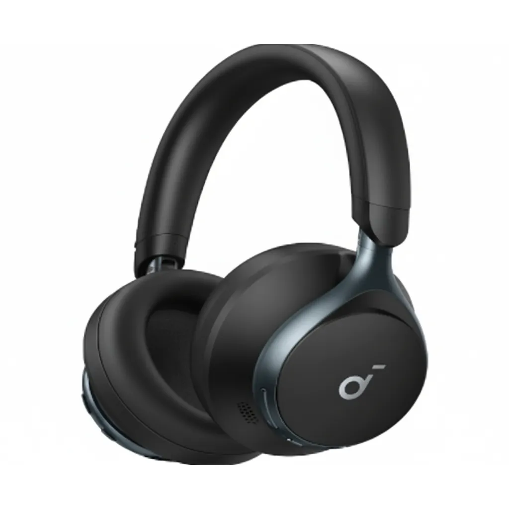 مكبر صوت Anker Soundcore Space One بخاصية إلغاء الضوضاء موديل A3035011 باللون الأسود، لتشغيل صوت واضح.