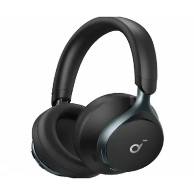 مكبر صوت Anker Soundcore Space One بخاصية إلغاء الضوضاء موديل A3035011 باللون الأسود، لتشغيل صوت واضح.