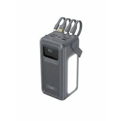 محطة الطاقة الصغيرة Moxedo لايت ML-PB022، سعة 70,000 mAh، بقدرة 20W، باللون الأسود، لشحن الأجهزة على نطاق واسع.