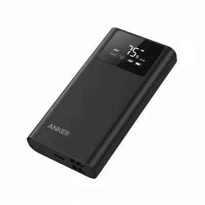 بنك طاقة Anker 533 باور كور، أسود وأزرق، شاحن محمول.