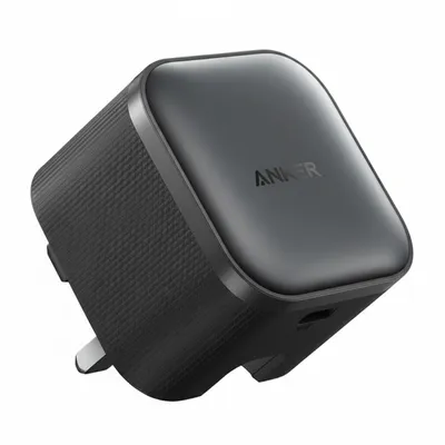 شاحن Anker نانو 45W موديل A2692K11 باللون الأسود، شاحن حائط مدمج وقوي.