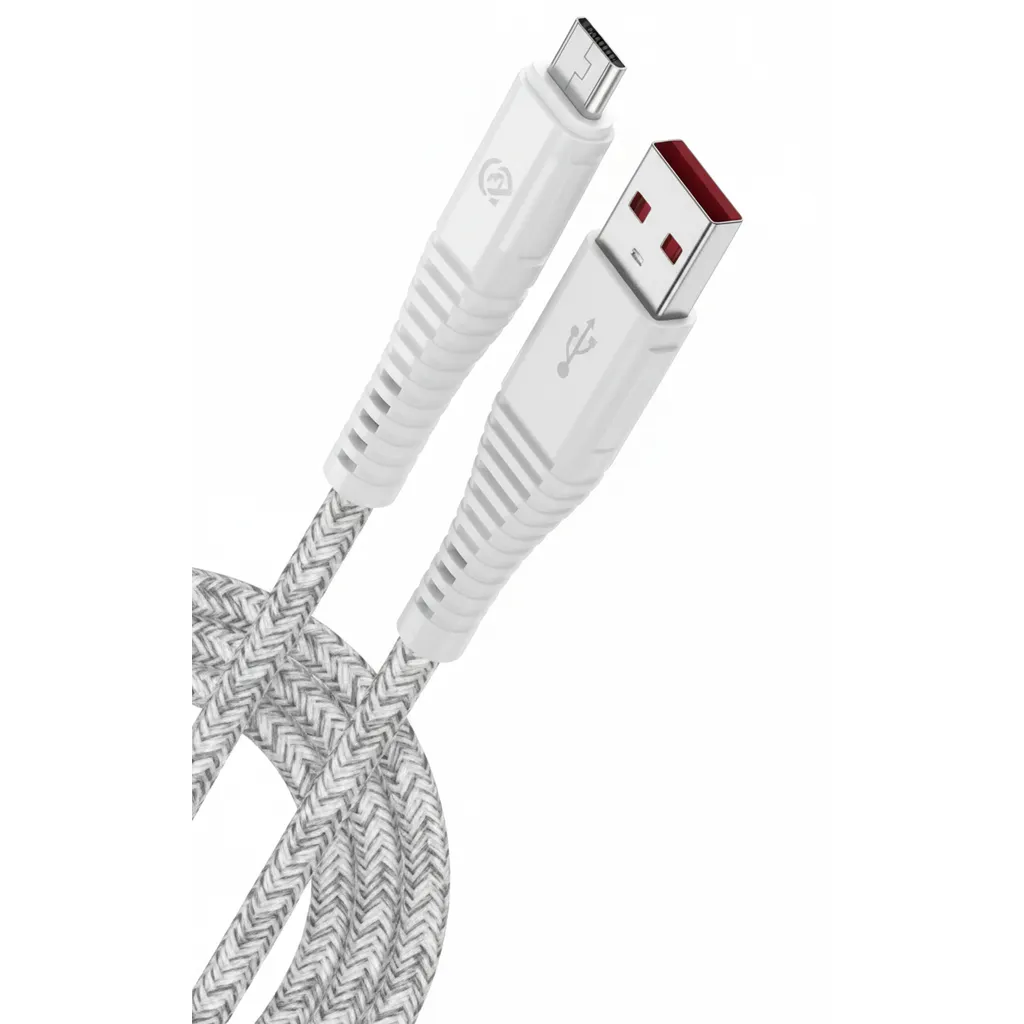 كابل Moxedo Velox Type-C إلى Type-C للشحن ومزامنة البيانات، بطول 0.3m، أبيض، لإعدادات مدمجة.