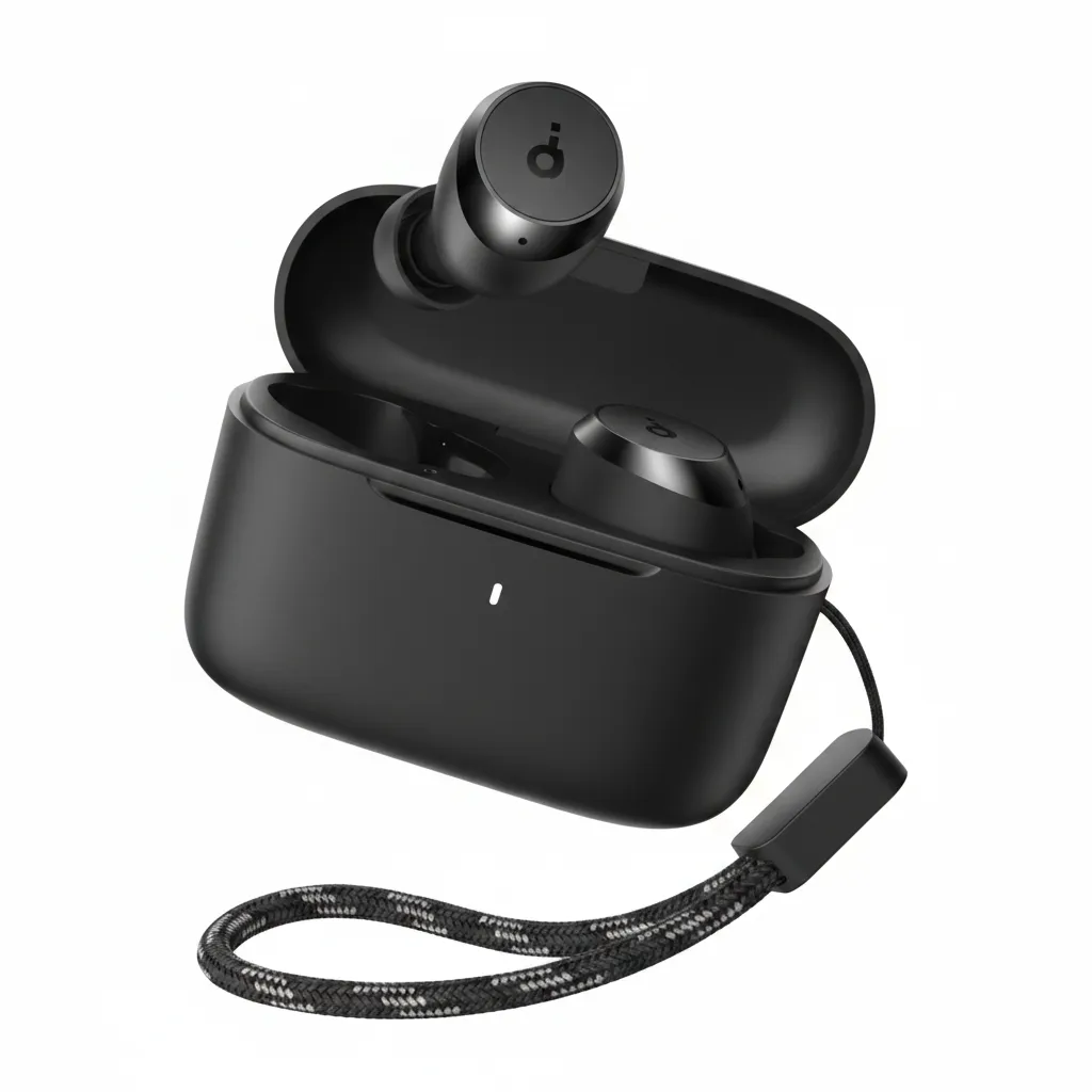 سماعات أذن Anker Soundcore A20i اللاسلكية الحقيقية A3948H11 باللون الأسود، لصوت واضح واستخدام يومي موثوق.