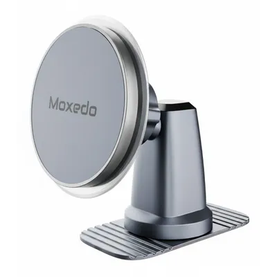 حامل Moxedo Universal Magnetic MX-CM057 باللون الأسود، مع دوران 360 درجة لعرض مرن للهاتف.