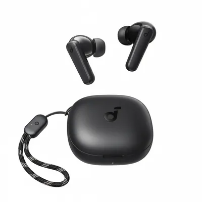 سماعات أذن Anker Soundcore P25i اللاسلكية الحقيقية A3949D11 باللون الأسود، لصوت موثوق وارتداء مريح.