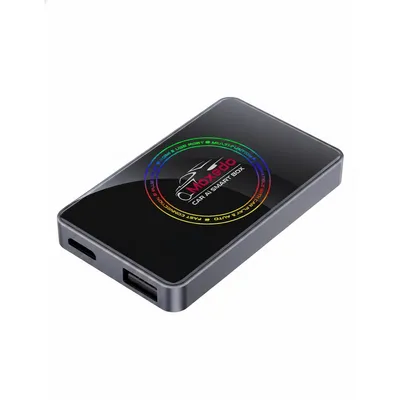 صندوق Moxedo Plug & Play كار بلاي AI الذكي MX-CSB001 باللون الأسود، مزود بمنفذ 4K HDMI للترفيه داخل السيارة.