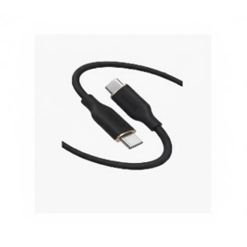 كابل Anker PowerLine III فلو USB-C إلى USB-C بقوة 100W أسود (A8553H11) للشحن السريع.