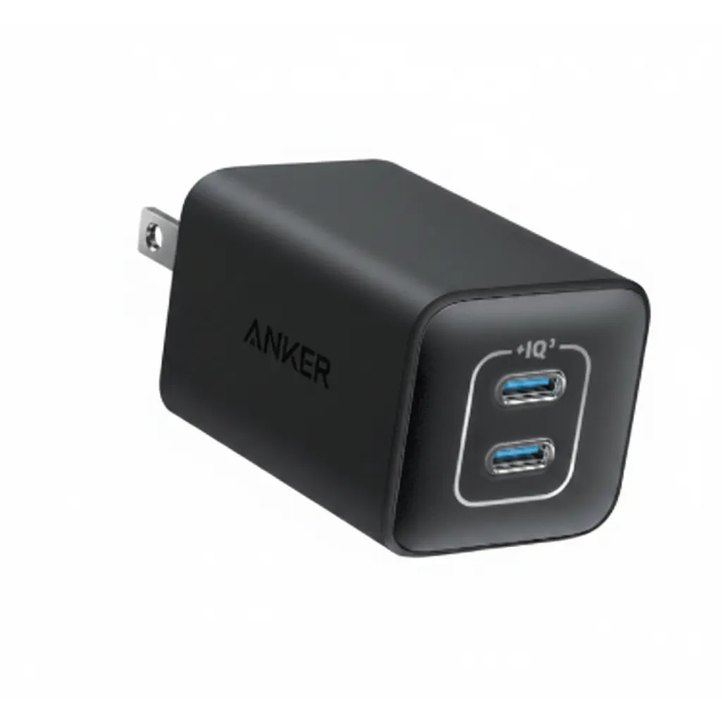 شاحن Anker PowerPort III 20W USB-C مع كابل PD، أبيض، موديل B2149K21، لشحن الأجهزة بسرعة.