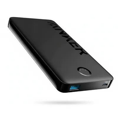 بنك طاقة Anker 323، أسود، مع شحن سريع باور Delivery (PD).