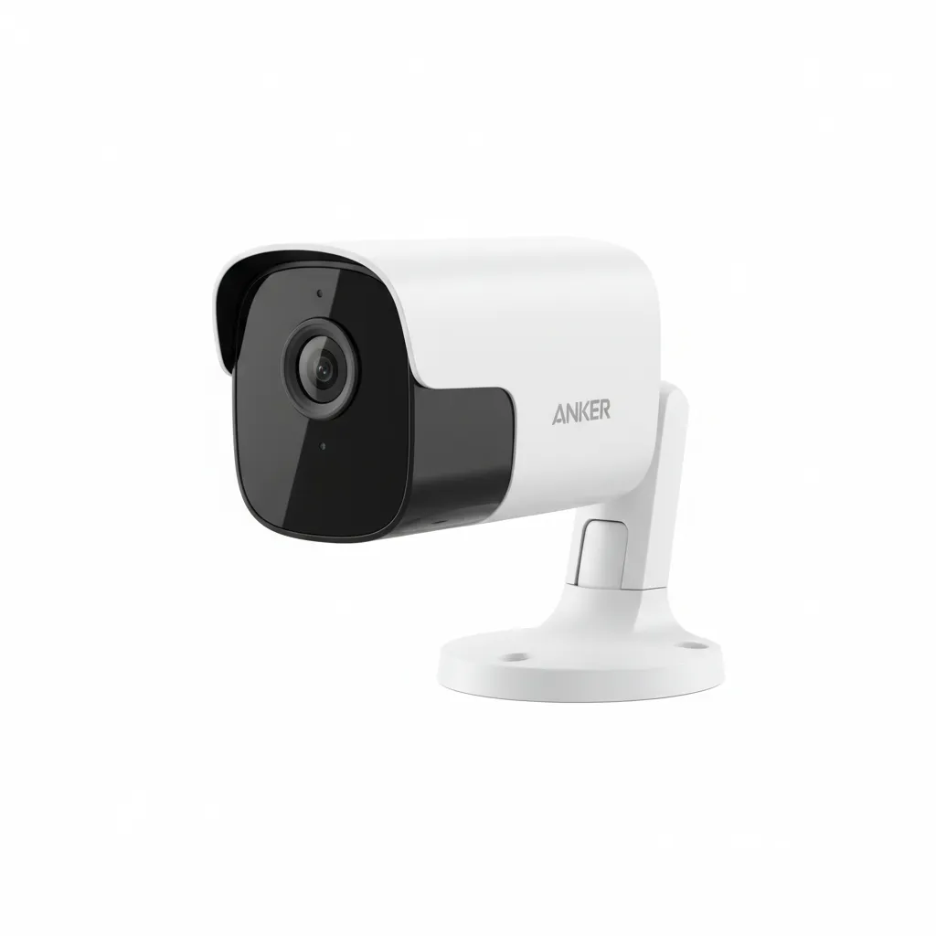 كاميرا Eufy Indoor Cam 2K المتحركة (Pan & Tilt) (T8410223) من Anker، تتميز بدقة 2K وتحكم عن بُعد في التحريك والإمالة.