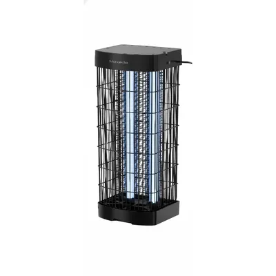 صاعق الحشرات الكهربائي Moxedo 35W طراز MX-EIZ012 باللون الأسود، يتميز بشبكة قوية 35 W للقضاء الفعال على الآفات.