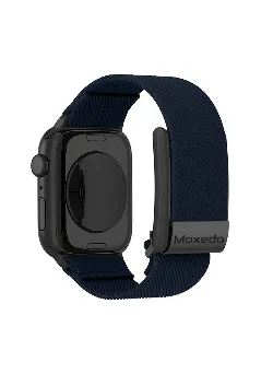 موكسيدو Hybrid فت - ويف نايلون مضفر حزام لـ iWatch & WH 4. 0 - أسود — أزرق