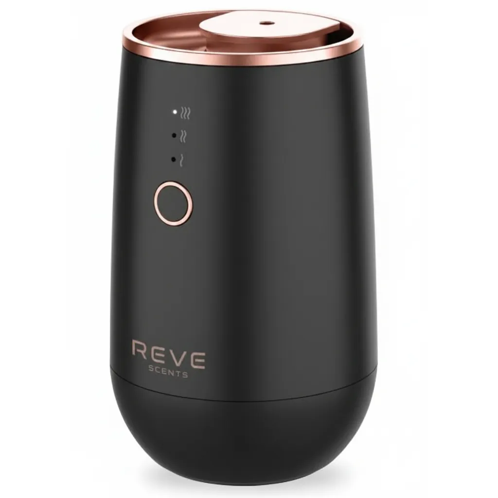 موزع زيوت عطرية Moxedo Reve Scent بدون ماء RV-SD016 باللون الأسود.