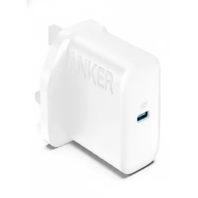 شاحن Anker 20W عالي السرعة USB-C A2347K21 أبيض، مدمج وفعال لشحن الأجهزة بسرعة.
