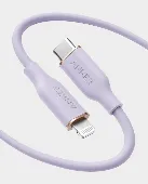 أنكر POWERLINE III فلو USB-C كابل مع لايتننج CONNECTOR 6FT (A8663H11) - أسود — بنفسجي