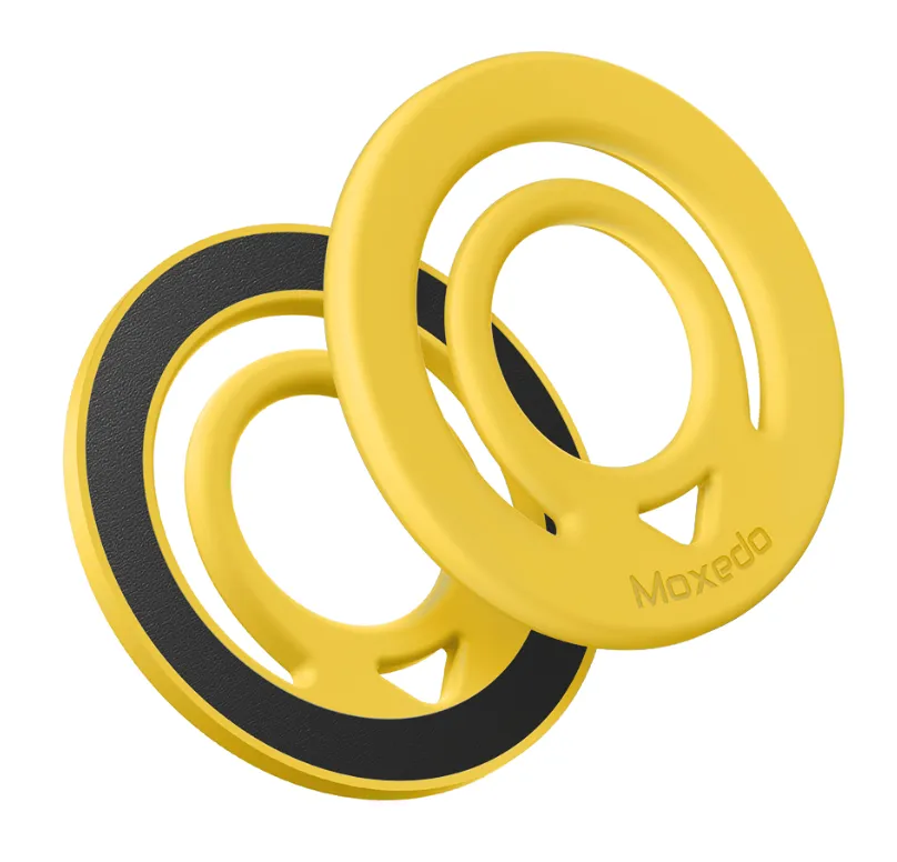 موكسيدو Jello Mag Dual Sided مغناطيسي حلقة Holder — أصفر