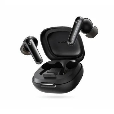 سماعات أذن Anker Soundcore P40i ANC اللاسلكية الحقيقية A3955H11 باللون الأسود، مع إلغاء الضوضاء النشط التكيفي.