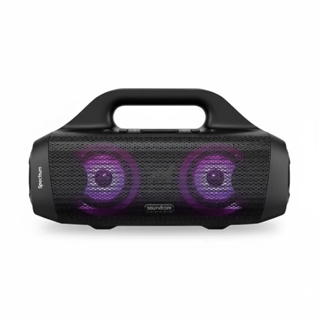 مكبر صوت Anker Soundcore سيليكت برو محمول Waterproof موديل A3126Z11 باللون الأسود، قوي ومتين.