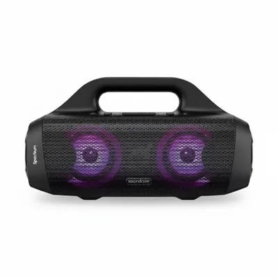 مكبر صوت Anker Soundcore سيليكت برو محمول Waterproof موديل A3126Z11 باللون الأسود، قوي ومتين.