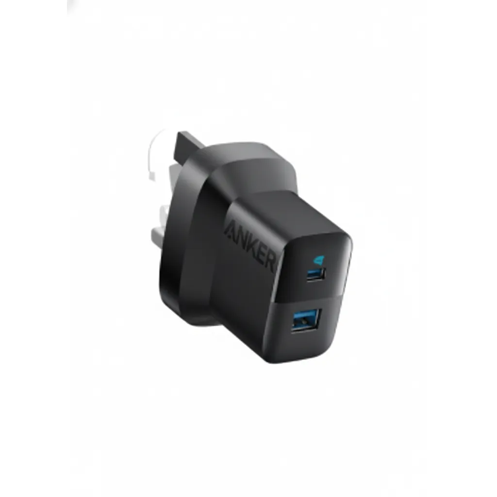 شاحن Anker 323 بقوة 33W B2331K11 أسود مع كابل Anker 322 USB-C إلى USB-C بطول 3 ft للأجهزة الحديثة.