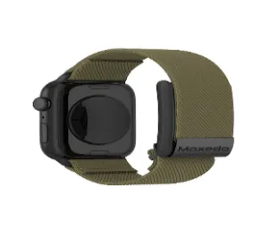 موكسيدو Hybrid فت - ويف نايلون مضفر حزام لـ iWatch & WH 4. 0 - أسود — أخضر