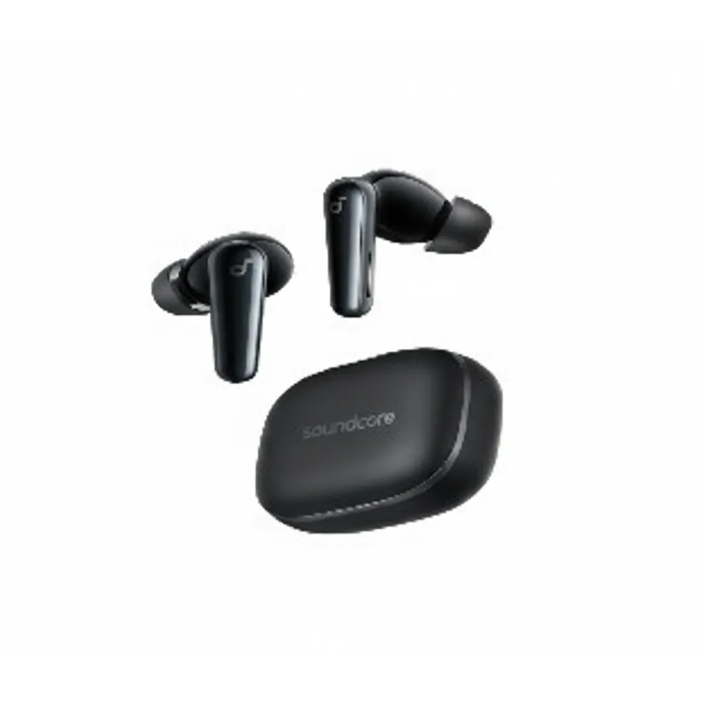 سماعات أذن Anker Soundcore Liberty 4 برو اللاسلكية الحقيقية A3954H11 باللون الأسود، مع ميزات صوتية متقدمة.
