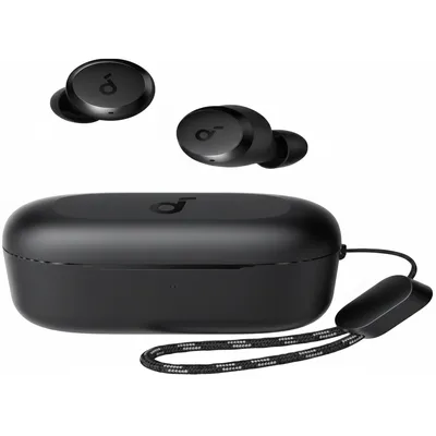 سماعات أذن Anker Soundcore A30i ANC اللاسلكية Bluetooth A3958H11 باللون الأسود، مع إلغاء الضوضاء النشط لصوت واضح.