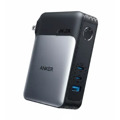 بنك الطاقة Anker 733 GaNPrime باور كور (A1651211)، بقوة 65W، يعمل كشاحن حائط وبنك طاقة محمول.