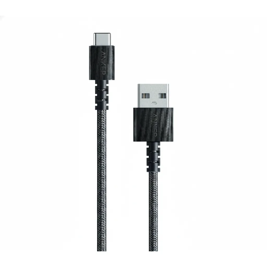 كيبل Anker PowerLine سيليكت+ USB-A إلى USB-C 2.0، بطول 6 ft، أسود (A8023H11) للشحن والبيانات.