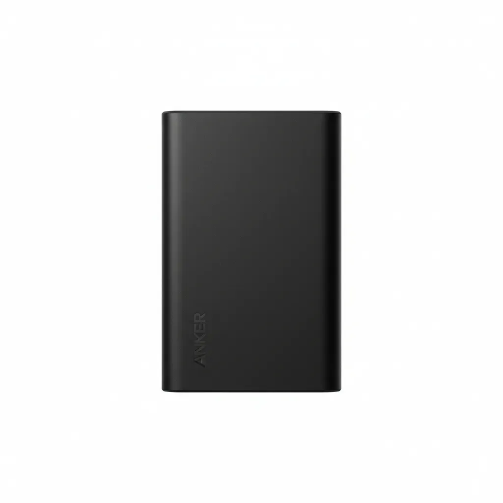 بطارية Anker 633 Magnetic (A1641H11) باللون الأسود، سعة 10,000 mAh، شحن لاسلكي مغناطيسي، مع مسند.