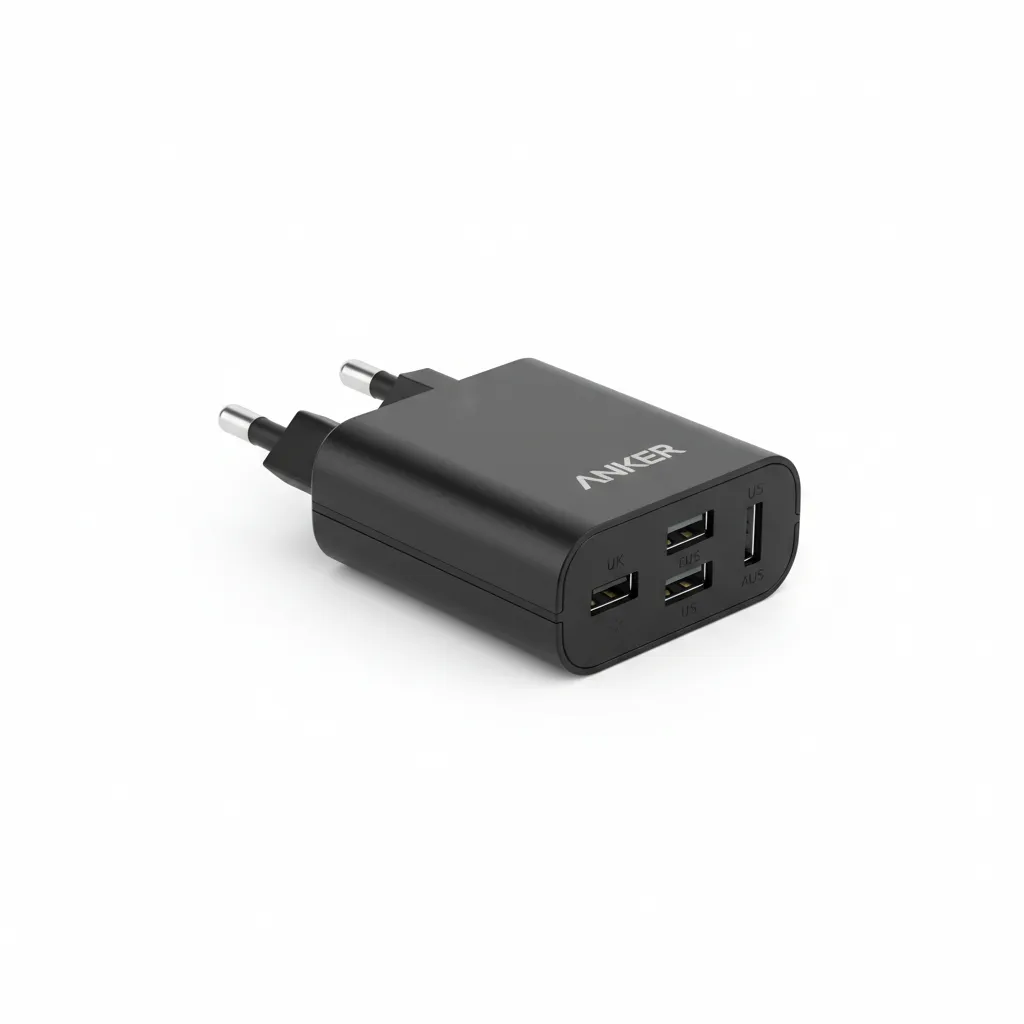 مكعب Anker المدمج 3 في 1 مع ماغ سيف Y1811HA1 باللون الأسود، لشحن iPhone و Apple Watch و AirPods.
